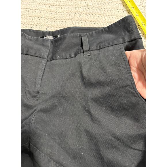 Daisy Fuentes Cropped Dress Pants Stretch Wide Leg Women's Size 4 Onyx Black - Picture 5 of 10